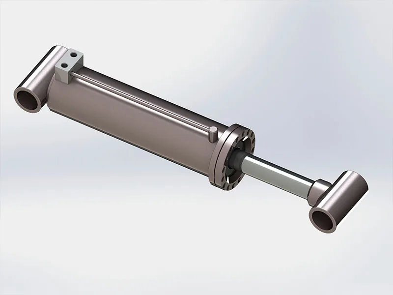 Modelo 3D de un cilindro